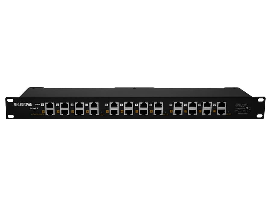 New Scoop 12 Port Gigabit Passive PoE Injector IT Hardware product image from Impact Store