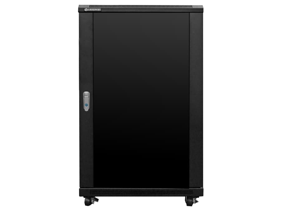 New Linkbasic Linkbasic 18U 600 Deep Cabinet 2 Fans & 2 Shelves IT Hardware product image from Impact Store