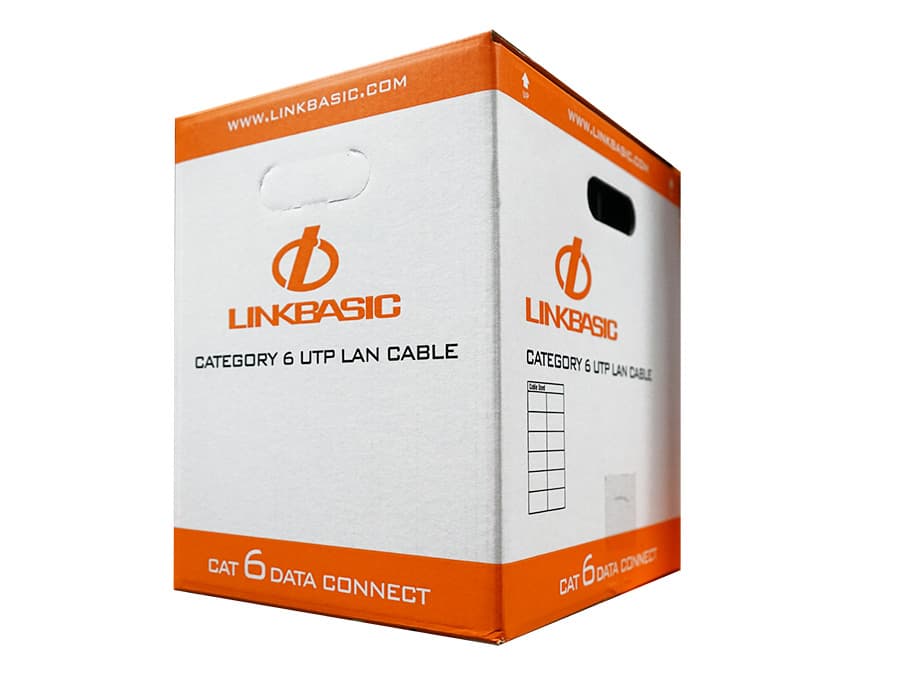 New Linkbasic Linkbasic 305M Box Cat6 Solid Grey UTP Cable IT Hardware product image from Impact Store