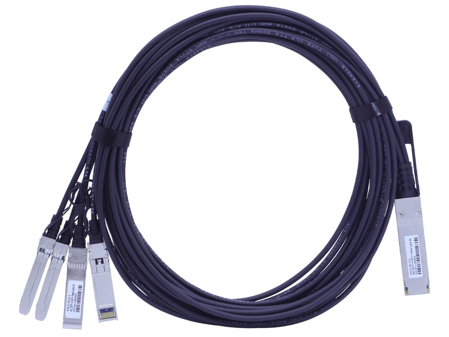 New Linkbasic Linkbasic Breakout Cable 3m 1 QSFP to 4 SFP+ Uplink Cable IT Hardware product image from Impact Store