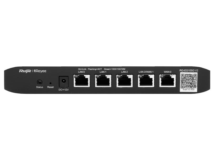 New Reyee Reyee 5 Port Gigabit 2 WAN Cloud Router | RG-EG105G IT Hardware product image from Impact Store
