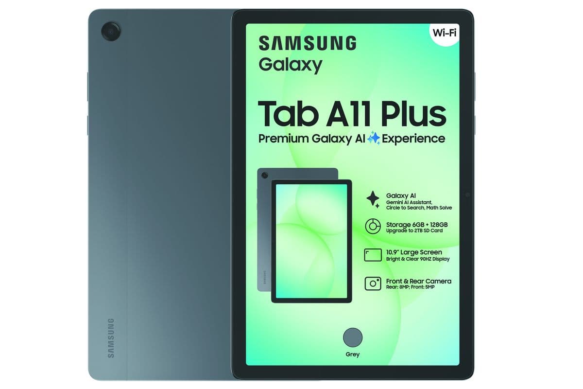 New Samsung Samsung Galaxy Tab A11+ (X230) 11" 128GB Wi-Fi Only Tablet - Grey Tablets product image from Impact Store